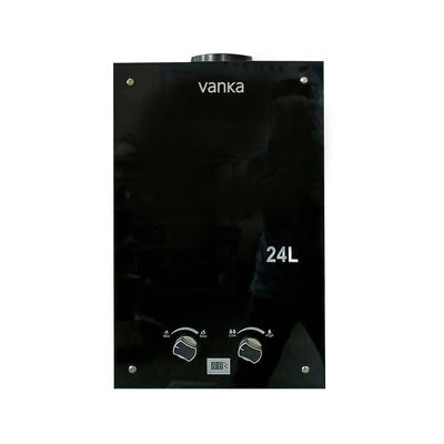 16L / 18L / 20L / 22L / 24L 프로판 탱크 없는 온화 유리 가압 배기 가스 워터 히터