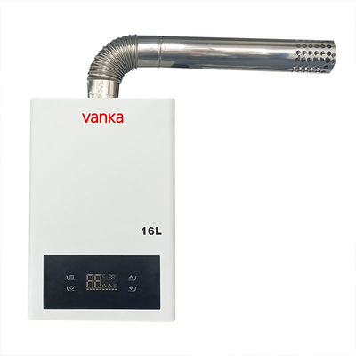 12-16 L/min 온수 출력을 갖춘 정온수 보일러, 30°C - 60°C 온도 범위 및 0.02 MPa 최소 시동 압력