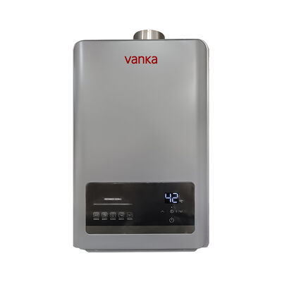 12L 탱크 없는 온도 계열 물 난방기 회색 듀얼 피스 파이프