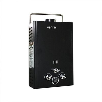 검은색 12L 휴대용 LPG 탱크 없는 워터 히터