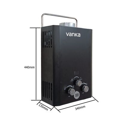 스테인리스 스틸 12KW 연도 가스 온수기 모던 스타일 샤워, 가정, 호텔, 아파트 및 상업용