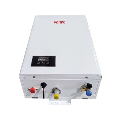 화이트 16L 디지털 정온식 가스 온수기 단일 연통 에너지 절약 저소음