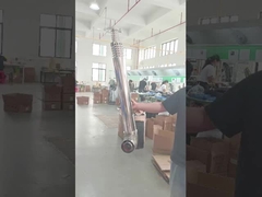 벽에 장착된 가스 보일러용 스테인레스 스틸 피스 파이프