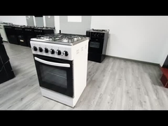 4 가정용 용품 으로 사용 될 수 있는 콘벡션 그릴 과 온화 된 유리 랙 을 갖춘 연연 가스 오븐