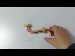 가스용 온도기용 구리 파이프 연결장치 및 구리 팔꿈치