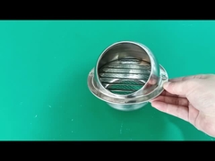 스테인리스 스틸 원형 벽면 통풍구 그릴 커버 방우 방풍 배기구